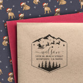 Tampons Encreurs Joli Noël Sant Claus Retour