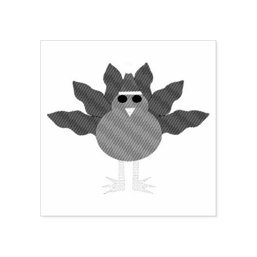 Tampons Encreurs Joli Noël Turquie Timbre d'art en bois (Impression)