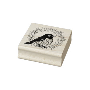 Tampons Encreurs Joli oiseau du Connecticut avec Mirabilis