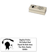 Tampons Encreurs Joli opossum accroché à la branche dessin animé (Tamponné)