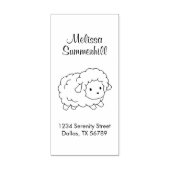 Tampons Encreurs Joli petit mouton Ewe Couleur moi Adresse (Impression)