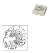 Tampons Encreurs Joli Tom Turquie Thanksgiving Timbre en caoutchouc (Tamponné)