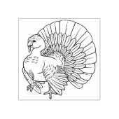 Tampons Encreurs Joli Tom Turquie Thanksgiving Timbre en caoutchouc (Impression)