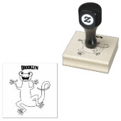 Tampons Encreurs Joli triton orangé joyeux (Tamponné)