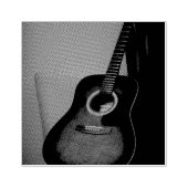 Tampons Encreurs Jolie basse guitare (Impression)