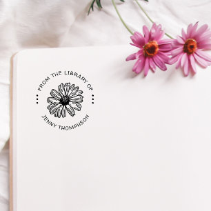 Tampons Encreurs Jolie Daisy Simple Mopern De La Bibliothèque De