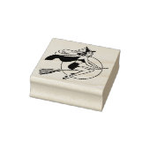 Tampons Encreurs Jolie sorcière d'Halloween Vintage (Tampon)