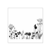 Tampons Encreurs Jolies fleurs Timbre en caoutchouc (Impression)