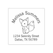 Tampons Encreurs Jote Little Fox Arch Adresse (Impression)