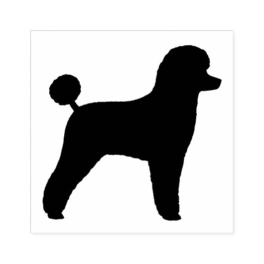 Tampons Encreurs Jouet Poodle Chien race Silhouette (Impression)