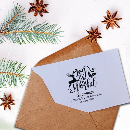 Tampons Encreurs Joy to the World, Joyeuse famille de Noël