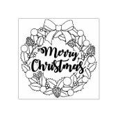 Tampons Encreurs Joyeuse couronne de Noël (Impression)