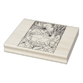 Tampons Encreurs Joyeuse grenouille blanche (Tampon)