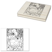 Tampons Encreurs Joyeuse grenouille blanche (Tamponné)