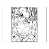 Tampons Encreurs Joyeuse grenouille blanche (Impression)