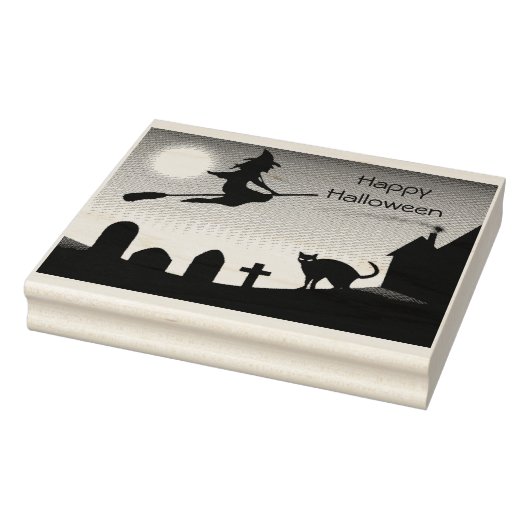 Tampons Encreurs Joyeuse scène d'Halloween - Timbre en caoutchouc (Tampon)