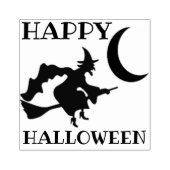 Tampons Encreurs Joyeuse sorcière d'Halloween et Lune (Impression)