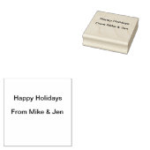 Tampons Encreurs Joyeuses fêtes Noël ajouter le nom de avec (Tamponné)