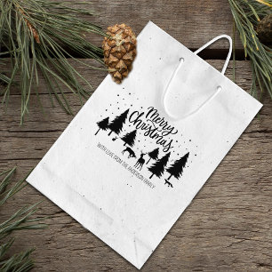 Tampons Encreurs Joyeux animaux de la forêt de Noël, cerfs et arbre