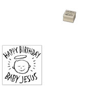Tampons Encreurs Joyeux anniversaire bébé Jésus - Noël chrétien (Tamponné)