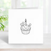 Tampons Encreurs Joyeux Anniversaire bougie Cupcake 2