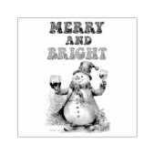 Tampons Encreurs Joyeux bonhomme de neige (Impression)