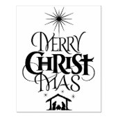 Tampons Encreurs Joyeux Christian Noël calligraphie Religieux (Impression)