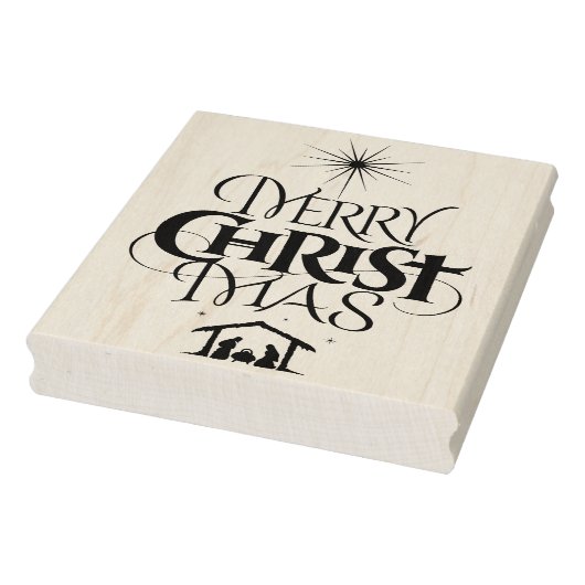 Tampons Encreurs Joyeux Christian Noël calligraphie Religieux (Tampon)