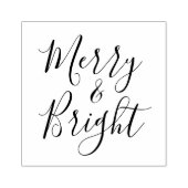 Tampons Encreurs Joyeux et brillant Timbre en caoutchouc de vacance (Impression)