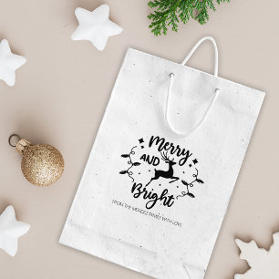 Tampons Encreurs Joyeux et lumineux, Cerf de Noël, Famille Grande