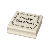 Tampons Encreurs Joyeux feux de Noël Timbre d'art en bois (Tampon)
