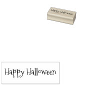 Tampons Encreurs Joyeux Halloween personnalisé avec un script simpl (Tamponné)