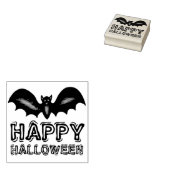 Tampons Encreurs Joyeux Halloween Volant Black Bat Trick ou Treat (Tamponné)