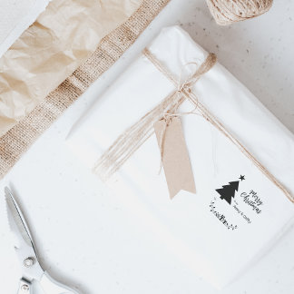Tampons Encreurs Joyeux Noël à et du étiquette, nom personnalisé,
