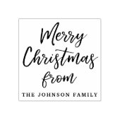 Tampons Encreurs Joyeux Noël à partir d'un nom personnalisé (Impression)