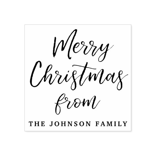 Tampons Encreurs Joyeux Noël à partir d'un nom personnalisé (Impression)