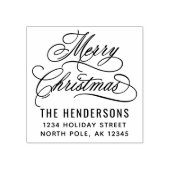 Tampons Encreurs Joyeux Noël Adresse de retour (Impression)