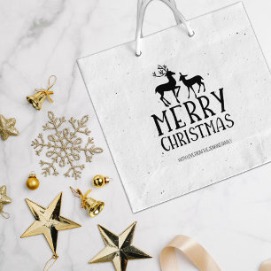 Tampons Encreurs Joyeux Noël aux cerfs modernes, grande famille