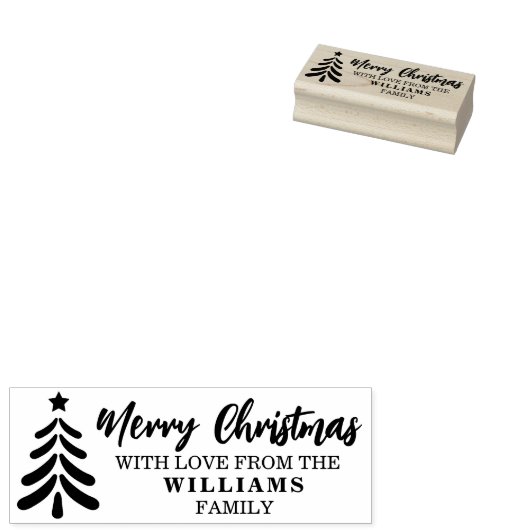 Tampons Encreurs Joyeux Noël avec amour de (coutume) Famille (Tamponné)