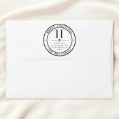 Tampons Encreurs Joyeux Noël Classic Monogramme Adresse