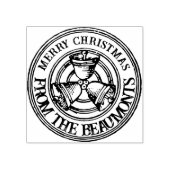 Tampons Encreurs Joyeux Noël cloches cadeau de vacances personnalis (Impression)