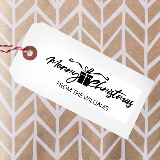 Tampons Encreurs Joyeux Noël de la famille (coutume),