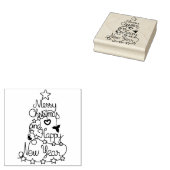 Tampons Encreurs Joyeux Noël et Bonne Année (Tamponné)