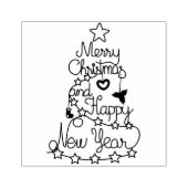 Tampons Encreurs Joyeux Noël et Bonne Année (Impression)