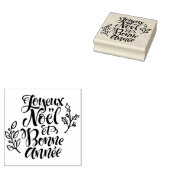 Tampons Encreurs Joyeux Noël et Bonne Année Calligraphie moderne (Tamponné)