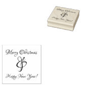 Tampons Encreurs Joyeux Noël et Bonne année Timbre en caoutchouc (Tamponné)