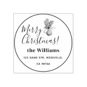 Tampons Encreurs Joyeux Noël Et Boules Brillantes (Impression)