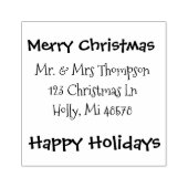 Tampons Encreurs Joyeux Noël, Joyeuses Fêtes (Impression)