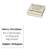 Tampons Encreurs Joyeux Noël, Joyeuses Fêtes (Tamponné)