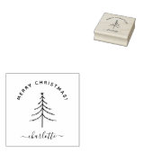 Tampons Encreurs Joyeux Noël Joyeux, dessiné à la main (Tamponné)